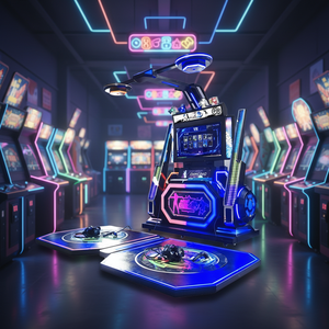 Consola <span class=keywords><strong>de</strong></span> <span class=keywords><strong>Juegos</strong></span> <span class=keywords><strong>de</strong></span> <span class=keywords><strong>Baile</strong></span> Interactiva con <span class=keywords><strong>Realidad</strong></span> <span class=keywords><strong>Virtual</strong></span> Comercial, Equipo <span class=keywords><strong>de</strong></span> Centro <span class=keywords><strong>de</strong></span> Experiencia <span class=keywords><strong>de</strong></span> <span class=keywords><strong>Realidad</strong></span> <span class=keywords><strong>Virtual</strong></span> Inmersiva para 2 Jugadores - Product Image 2