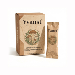 Café Instantáneo 1 en 1 con Extracto Natural de Plantas de Champiñones, 10g*20 Sobres, Caja de Papel Kraft, Bebida de Café Arábica Puro en Polvo - Product Image 1