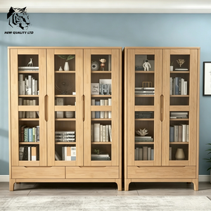 Librería de madera combinada personalizada para estudio, precio de descuento de proveedor chino, MOQ pequeño, dropshipping. - Product Image 5