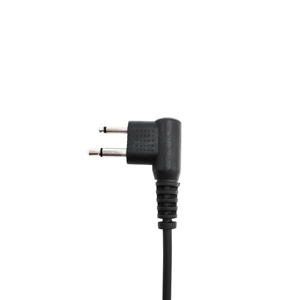 E13V5-<strong>M</strong> G Type Earhook Headphone with 3.5mm <strong>Interface</strong> PU Wire 100cm Cord for Motorola Kirisun Belfone Two Way Portable Radio - Product Image 2