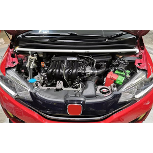 Sistem Filter asupan udara dingin serat karbon, 100% Real untuk Honda Fit GK5 1,5l 2015 + - Product Image 5