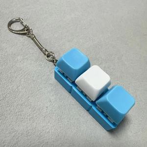 Bán Buôn Ba-Nút <span class=keywords><strong>LED</strong></span> Keycaps <span class=keywords><strong>Keychain</strong></span> Fidget <span class=keywords><strong>Keychain</strong></span> Làm Giảm Căng Thẳng Kẹo Màu Bấm Keycap <span class=keywords><strong>Keychain</strong></span> Cho Căng Thẳng Cứu Trợ - Product Image 6