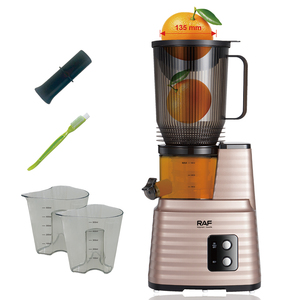Extracteur de jus électrique RAF 250W, 0,5L, 60 tr/min, grande <span class=keywords><strong>goulotte</strong></span> d'alimentation, système à vis sans fin, rendement élevé, faible bruit, nettoyage facile - Product Image 5