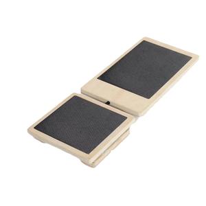 Physiothérapie corriger la posture en bois cheville équilibre wobble board strengthener exerciseur tableau noir pied étirement formateur - Product Image 2