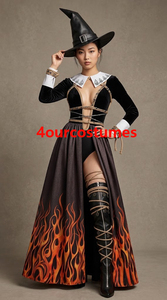 Disfraz de Tigre Jugueteño para Actuación Animal, Disfraz de Bailarina Principal Femenina para Fiesta de Baile de Halloween para Adultos - Product Image 1