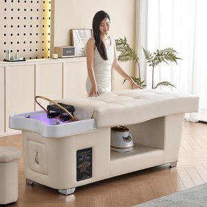 Cama de Masaje Minimalista de Cuero PU al por Mayor con Reposapiés Fijo, Fácil de Limpiar, para Uso Comercial en Salones - Product Image 4