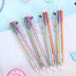 Stylo à Bille Rétractable Multicolore, Créatif, Mignon, Transparent, 8 Couleurs, Papeterie d'Étudiant - Product Image 6