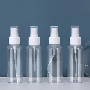 100Ml 3.5 Oz Spray Fles Leeg Clear Plastic Spritz Flessen Fijne Mist & Jet Stream Sproeiers Voor Cleaning Kat training Haarverzorging