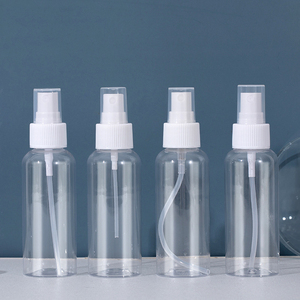 Botella pulverizadora de plástico transparente vacía, pulverizador de vapor fino y chorro para limpieza, entrenamiento de gatos, cuidado del cabello, 100ML y 3,5 oz - Product Image 1