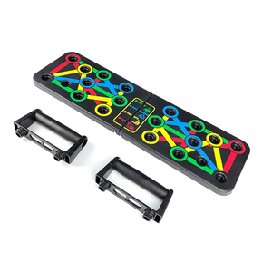 Planche de formation multifonctionnelle en <span class=keywords><strong>ABS</strong></span> 9-en-1 avec logo personnalisé, prix d'usine bon marché, planche de rack push-up - Product Image 1