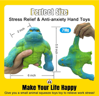 Jouet sensoriel Gorilla Monkey extensible, jouet anti-stress à presser, jeu sensoriel relaxant, jouets fidget, cadeaux promotionnels