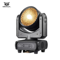Projecteur LED mobile COB 2-en-1 MOWL 120W DMX blanc chaud/froid pour scène, théâtre et studio