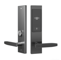 Serrures de porte électroniques intelligentes pour hôtel T57 avec carte-clé RFID pour les chambres d'hôtel et d'appartement