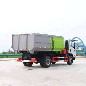 รถบรรทุกติดเครนไฮดรอลิก Dayun 4x2 คุณภาพสูง สำหรับขนย้ายตู้คอนเทนเนอร์แบบ Roll-On Roll-Off - Product Image 3