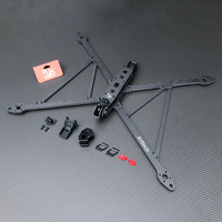 Kit de cadre de drone de course FPV RJX A15 pouces, grande taille, longue autonomie, en fibre de carbone mate 3K sergé de classe X