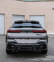 Pièce Automobile en Fibre de Carbone pour BMW X6 G06 : Kit Carrosserie Design LART E Amélioré, Incluant Lèvre Avant, Diffuseur Arrière, Jupes Latérales, Calandre, Becquet et Capot