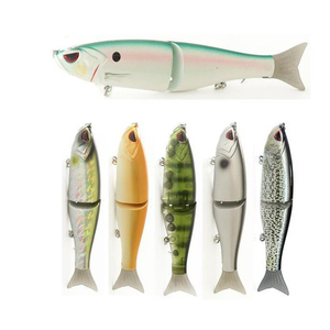 Leurre de pêche à la truite coulant en deux sections – Leurre souple réaliste multi-sections de 17,8 <span class=keywords><strong>cm</strong></span> de long, <span class=keywords><strong>62</strong></span> grammes, leurre dur de grande <span class=keywords><strong>taille</strong></span> pour la rivière - Product Image 6
