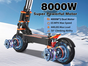 Xe tay ga điện hai động cơ 10000W hiệu suất cao dành cho người lớn, 60V 35Ah, giả<span class=keywords><strong>m</strong></span> xóc toàn phần, phanh dầu thủy lực, có ghế ngồi - Product Image 2