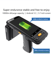 Lecteur RFID UHF portable robuste, scanner de codes-barres Android PDA, scanner portable industriel, terminal de collecte de données logistiques