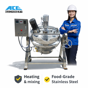 Commercial Sugar Cooking Pot <b>Honey</b> Mixing Pot Automatic Temperature Control Electric Heating Jacketed Kettle - Product Image 3