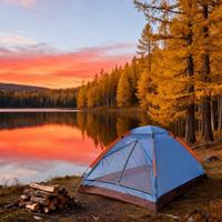 Tente de camping d'extérieur 2 personnes Portable Légère Résistante aux intempéries Simple Quatre saisons Ouverture rapide Grand espace Moustiquaire pour