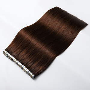 Estensioni per <span class=keywords><strong>capelli</strong></span> con nastro <span class=keywords><strong>biadesivo</strong></span> in vero capello umano cinese Remy, a doppia trama, direttamente dalla fabbrica, 100% cuticole allineate - Product Image 5