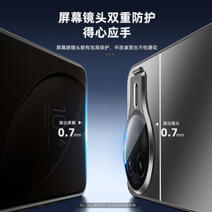 Lüks kamera Lens braketi kılıf için Xiaomi Redmi K80 Ultra / K80 Pro / Poco F7 Ultra / Pro vaka sert Pc arka kapak kenar tampon - Product Image 5