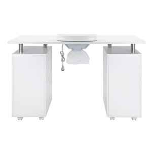 Laci meja kecantikan dan kuku kualitas tinggi furnitur salon disesuaikan meja rias meja kuku - Product Image 4