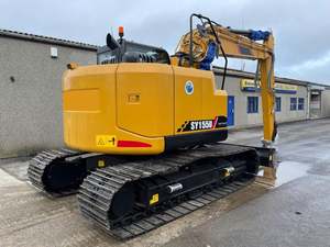 เครื่องจักรกลเคลื่อนย้ายดิน รถขุดไฮดรอลิกแบบตีนตะขาบ SY155U รถขุดตีนตะขาบ ราคาถูก - Product Image 4