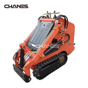 特別オファー中古14hp EPAエンジンミニスキッドステア追跡ローダー中国30インチワイドミニローダーバケットアタッチメントプロモーション - Product Image 2