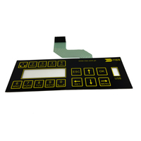 Panel Keypad membran lapisan grafis OEM/ODM dengan tombol untuk aplikasi peralatan rumah Keyboard & Keypad yang dapat disesuaikan