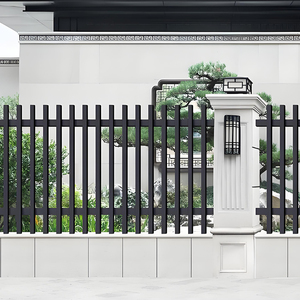 Giá Rẻ Giá Tùy Chỉnh Nhôm Hàng Rào Hàng Rào Trellis & Cổng Hiện Đại Vườn Ngoài Trời Bên Ngoài Lan Bảo Vệ Màu Đen Trắng Màu Nhà Hàng Rào - Product Image 4