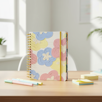 Planificateur personnalisé avec impression, couverture en spirale A5, planificateur quotidien, hebdomadaire, mensuel, journaux, carnet, agenda