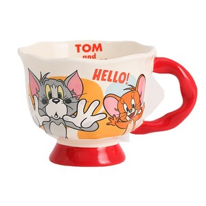 Tom And Jerry <b>Ceramic</b> <b>Mug</b> Single Cup With Handle Cartoon Design For Gift Home Office Use - Product Image 5