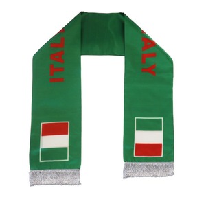 Bufanda de Fútbol con la Bandera de Italia de Doble Cara, Tejida, con Logotipo Personalizado, Directo de Fábrica, Recuerdo para Aficionados del Evento de Fútbol 2026 - Product Image 2