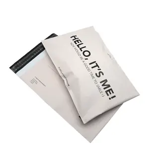 Bolsas de correo personalizadas de plástico, ecológico, con autosello, impermeable, acolchado, color negro