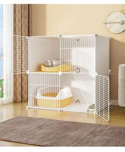 Cuccia per Gatti a Tre Strati All'ingrosso, Villa per Gatti con Ampio Spazio e Divisori, Gabbia Lusso Moderna Regolabile con Vassoio - Product Image 3
