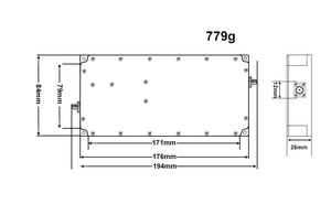 โมดูลเครื่องขยายสัญญาณ RF แบบ Wideband ความน่าเชื่อถือสูง 28V DC 500-1000MHz 50W 28V DC สำหรับการขยายสัญญาณ RF - Product Image 6
