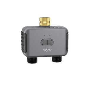 Contrôleur d'irrigation intelligent Tuya Bluetooth à double sortie 2 voies en laiton avec fonction de retard de pluie et minuterie <span class=keywords><strong>automatique</strong></span> pour jardinage - Product Image 1