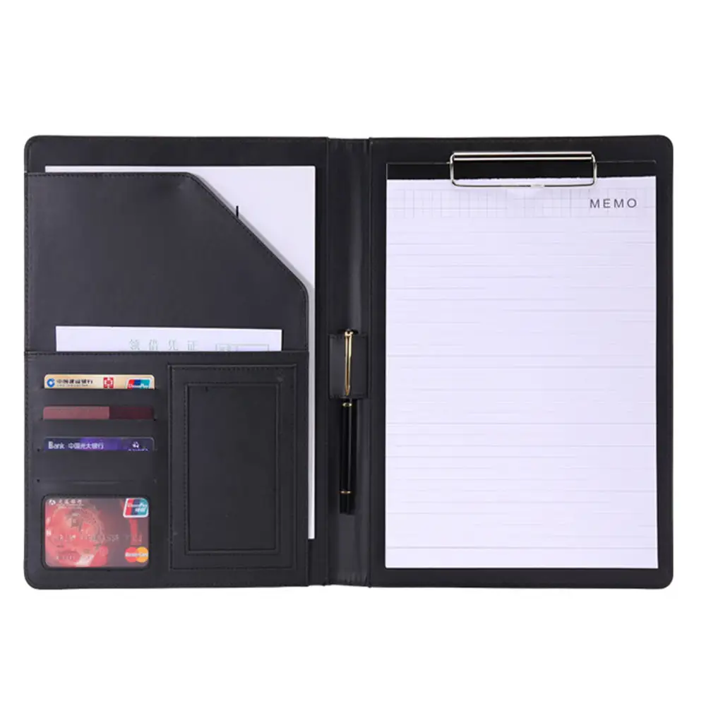 A4 da danh mục đầu tư đa chức năng chủ thư mục tập tin với máy tính Cover & Memo Pad