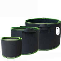 Sacs de culture portables en feutre épais et robuste de 300 g pour jardin, pot de culture, verger, fruits, légumes, tomates, pommes de terre