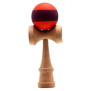 Dois-cor de madeira kendama brinquedo de madeira para a promoção