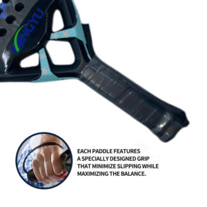 Racchetta da <span class=keywords><strong>Padel</strong></span> in Fibra di Carbonio 12K Leggera, Bestseller, Produzione OEM, Raqueta De <span class=keywords><strong>Padel</strong></span> in Eva e Fibra di Vetro - Product Image 5
