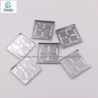 Palette de maquillage vide en aluminium personnalisée pour fards à paupières, vente directe usine