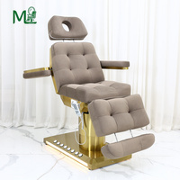 Table de massage électrique de luxe avec 3 moteurs, pliable, mobilier commercial pour salon de spa et usage en entrepôt