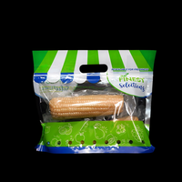 Verpakkingen voor vers fruit en groenten, op maat bedrukt met logo, plastic staande ziplock zakken voor opslag van fruit en groenten