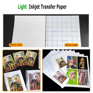 <span class=keywords><strong>Papier</strong></span> transfert thermique jet d'encre léger A3/A4, 100 feuilles, <span class=keywords><strong>pour</strong></span> <span class=keywords><strong>imprimante</strong></span> jet d'encre, impression sur tissu coton et vêtements légers - Product Image 6