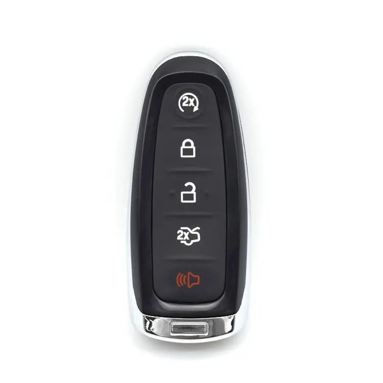 Best Selling 5 Button Black Car Key Case Smart Fob Cover Case Holder Car Blank Keys Keys Accessories Fob For F-ord