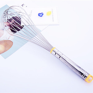 Stainless Steel Egg Beater Large Manual Whisk For Baking Stirring Kitchen Tool - Product Image 1