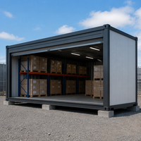 Entrepôt préfabriqué moderne certifié ISO9001, imperméable, ignifuge et anticorrosion pour le stockage de marchandises